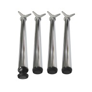 Picior cromat pentru masa H=710 mm (4 bucati) Picior cromat pentru masa H=710 mm (4 bucati)